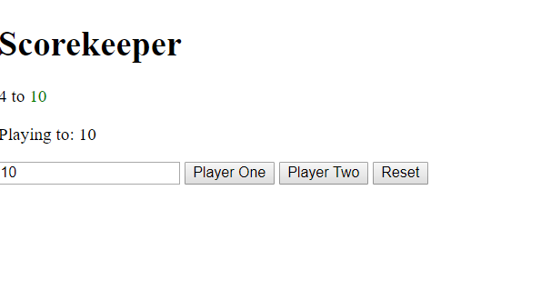 scorekeep application project screen snip image